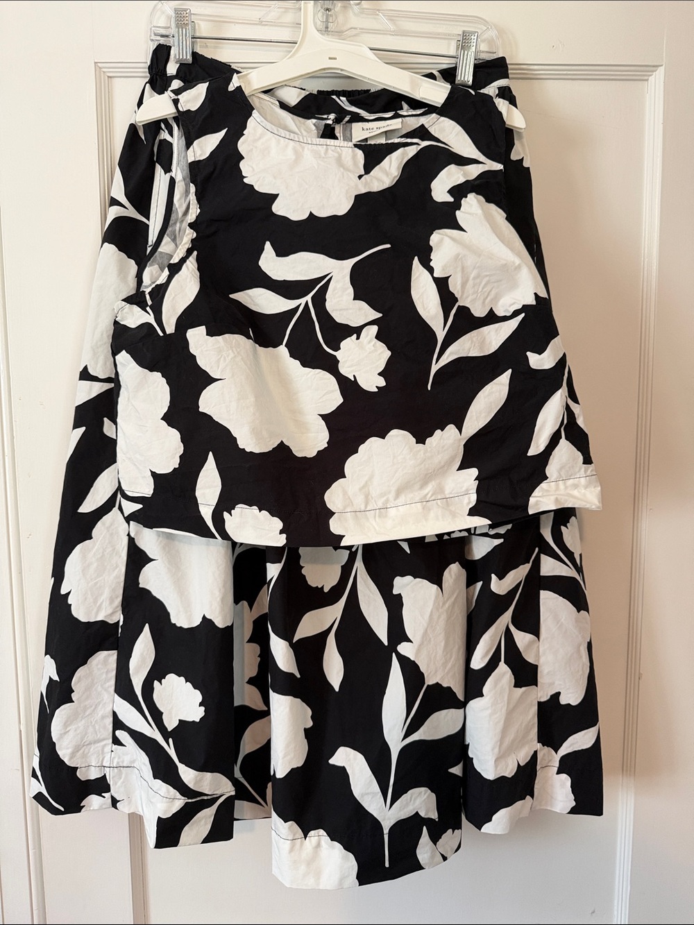 Kate Spade x Target Black & White Floral Two-Piece Skirt Set - Women